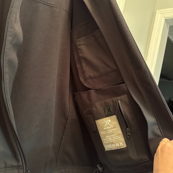 Rothco Special Ops Soft shell Jacket Men’s XL Black NWOT - Picture 10 of 15